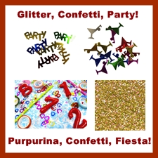 Glitter, Confetti, Party Supplies